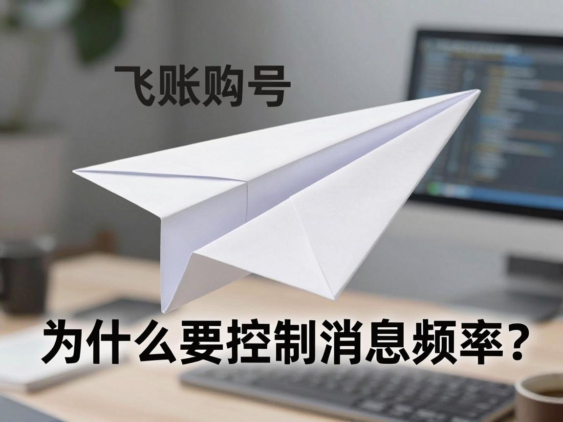 纸飞机账号购买，为什么要控制消息频率？策略与教程