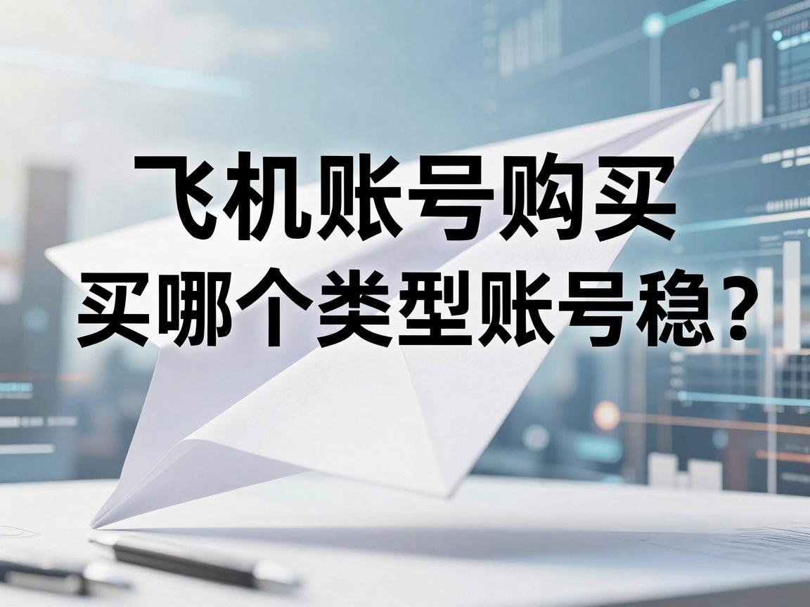 纸飞机账号购买，买哪个类型账号更稳？评测与推荐指南