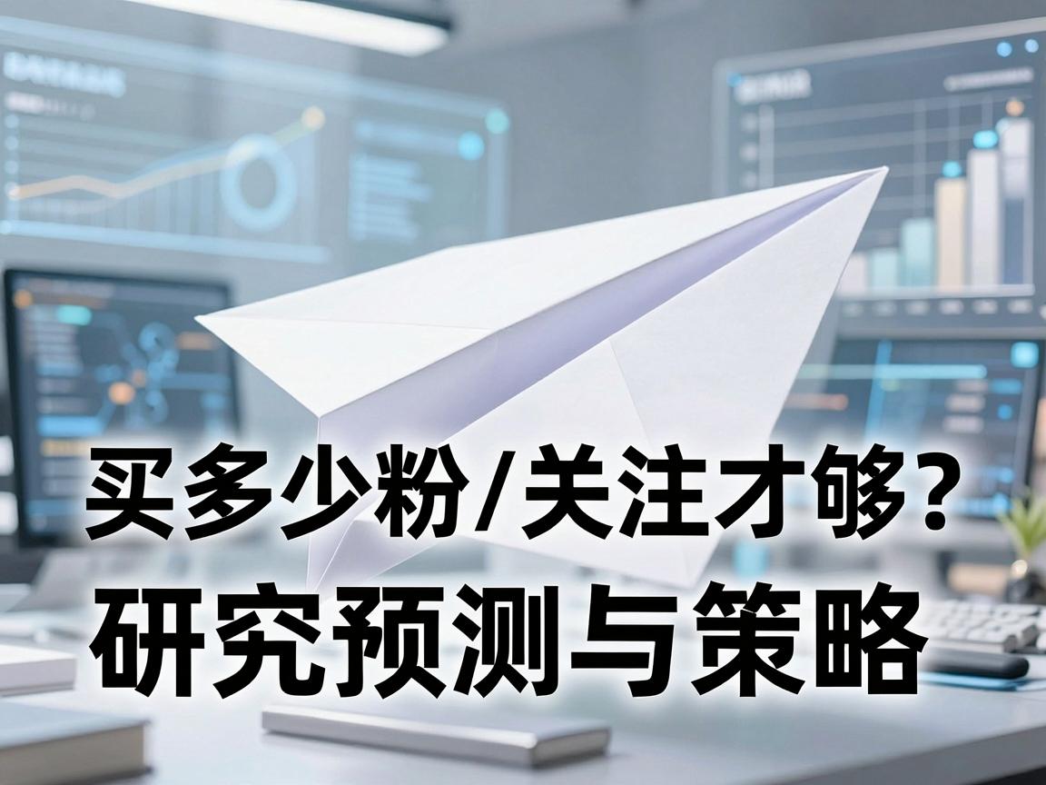 纸飞机账号购买，买多少粉/关注才够？研究预测与策略