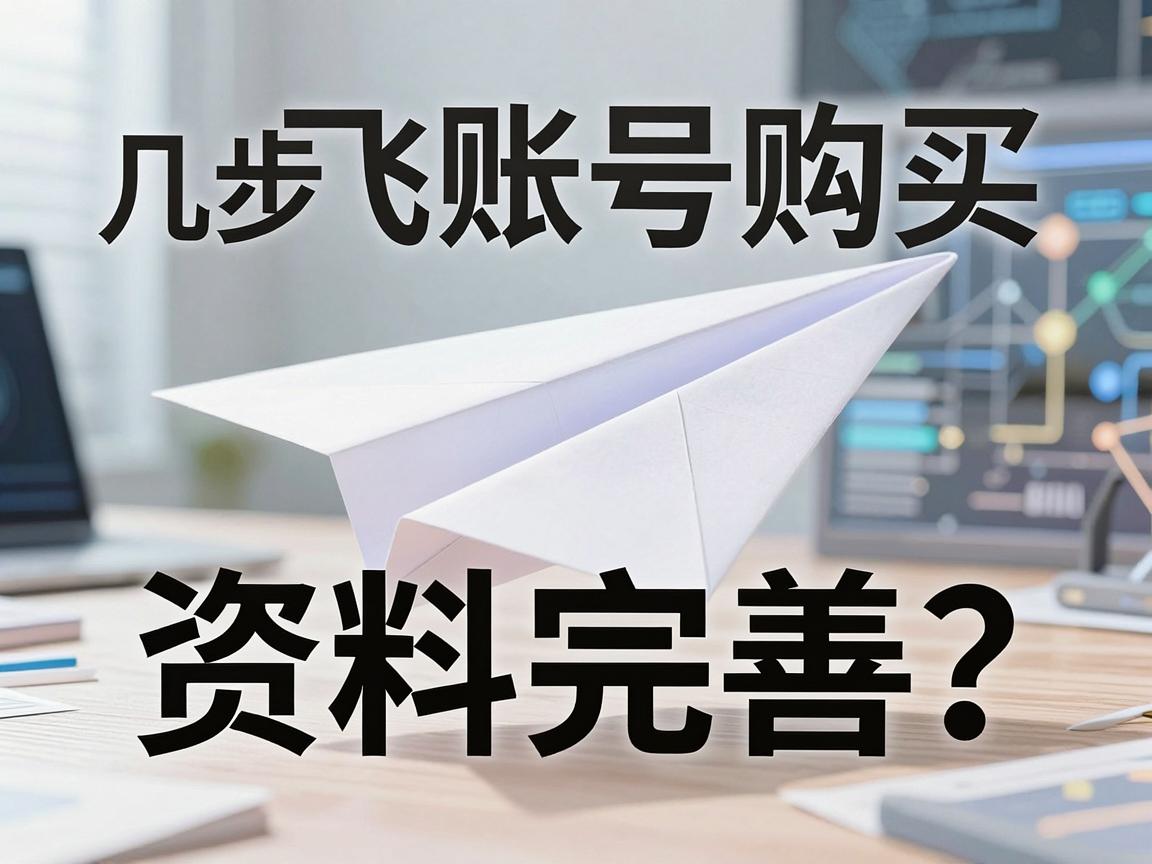 纸飞机账号购买，几步完成资料完善？快速教程与引导