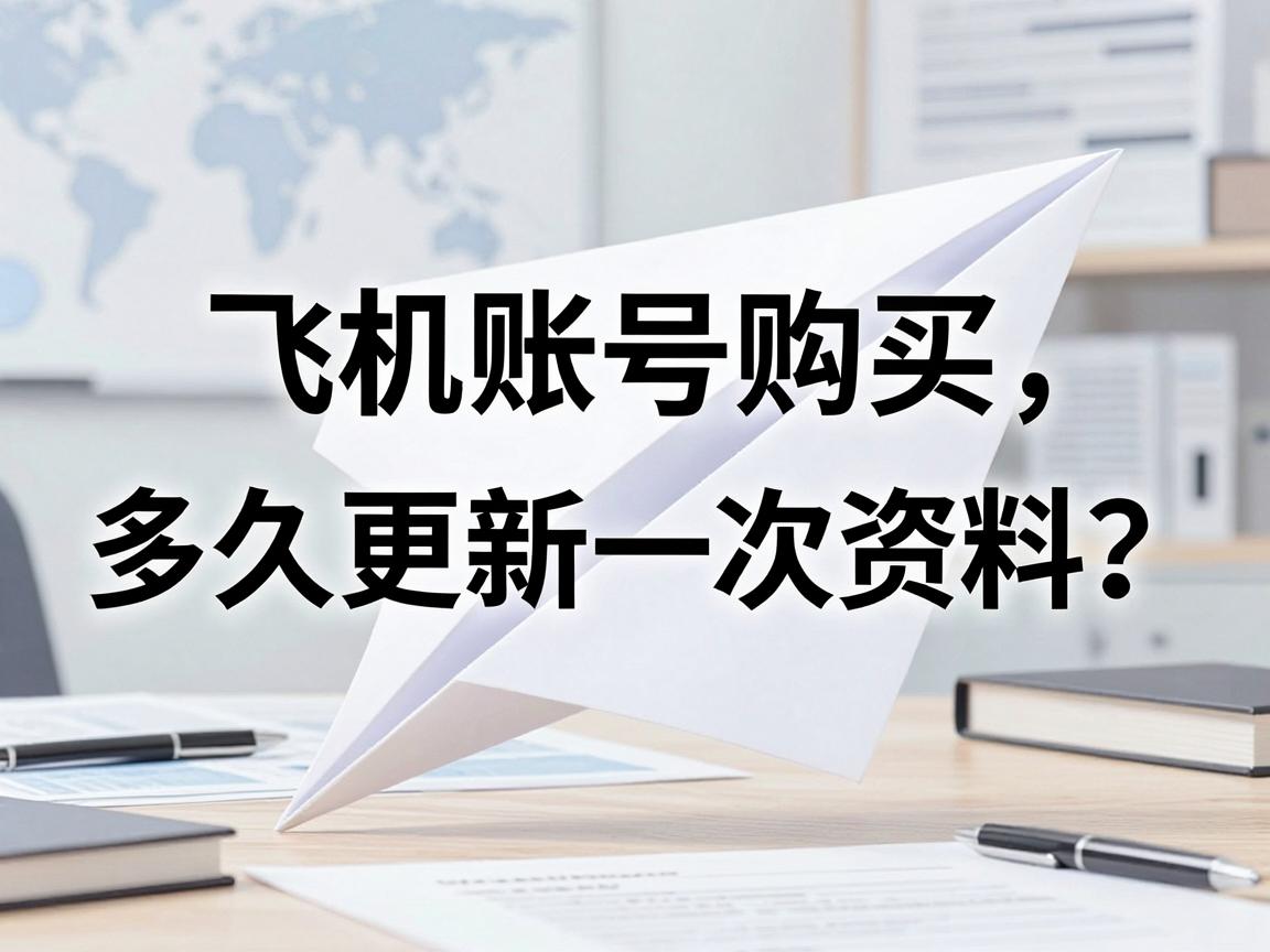 纸飞机账号购买，多久更新一次资料？使用引导与指南