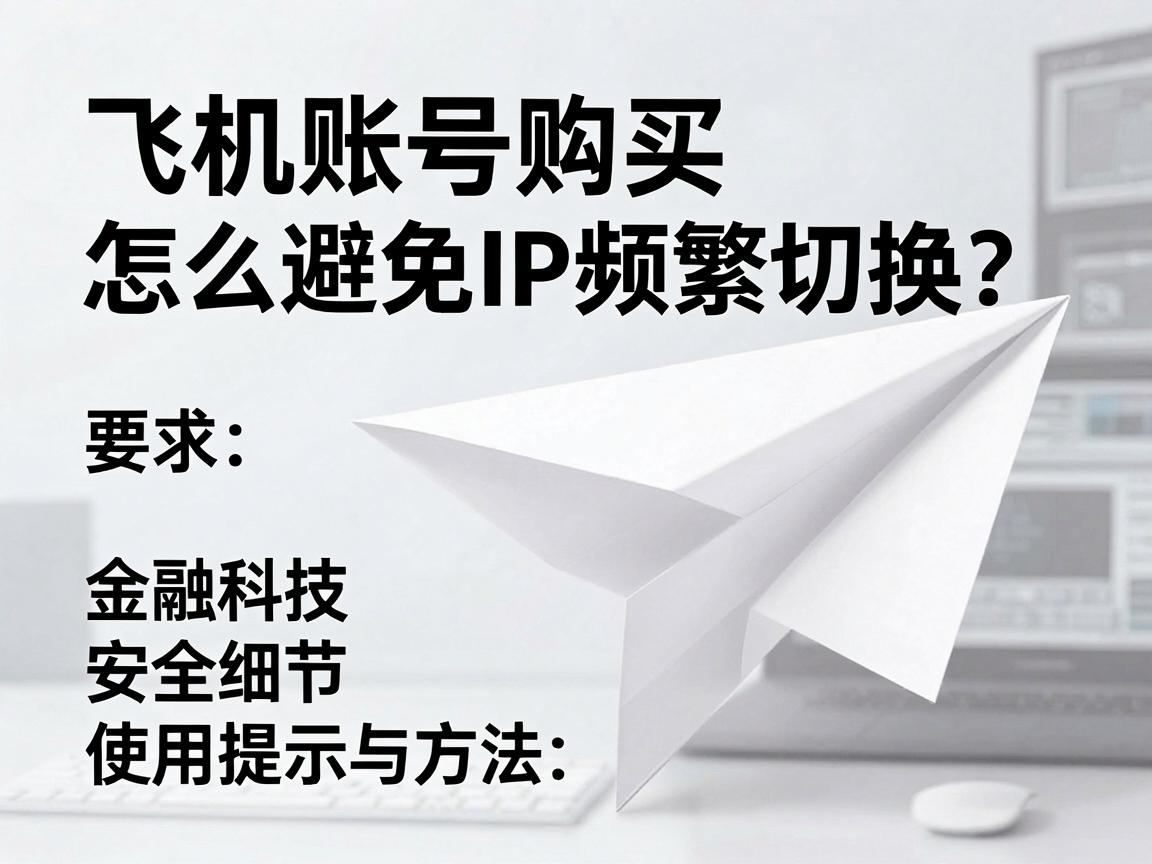 纸飞机账号购买，怎么避免IP频繁切换？使用提示与方法
