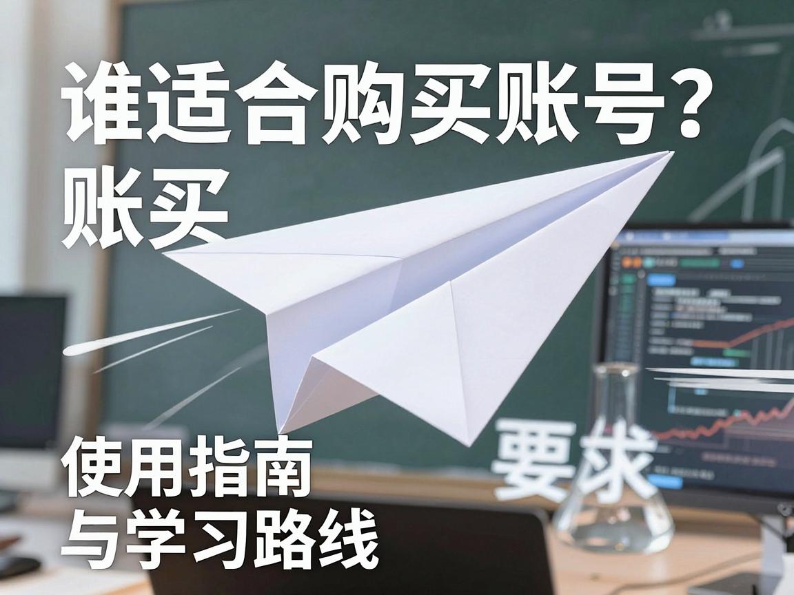 纸飞机账号购买，谁适合购买账号？使用指南与学习路线