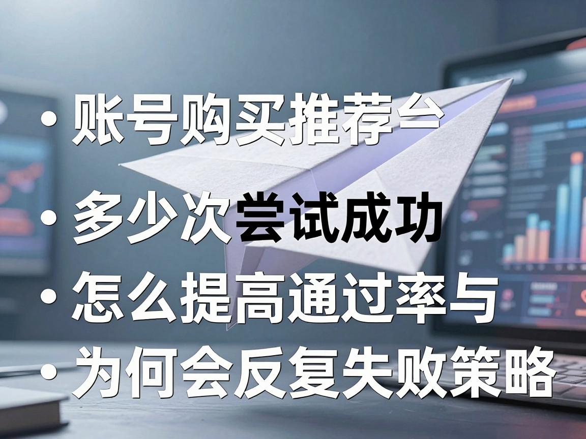 纸飞机账号购买推荐平台多少次尝试成功，怎么提高通过率与为何会反复失败策略