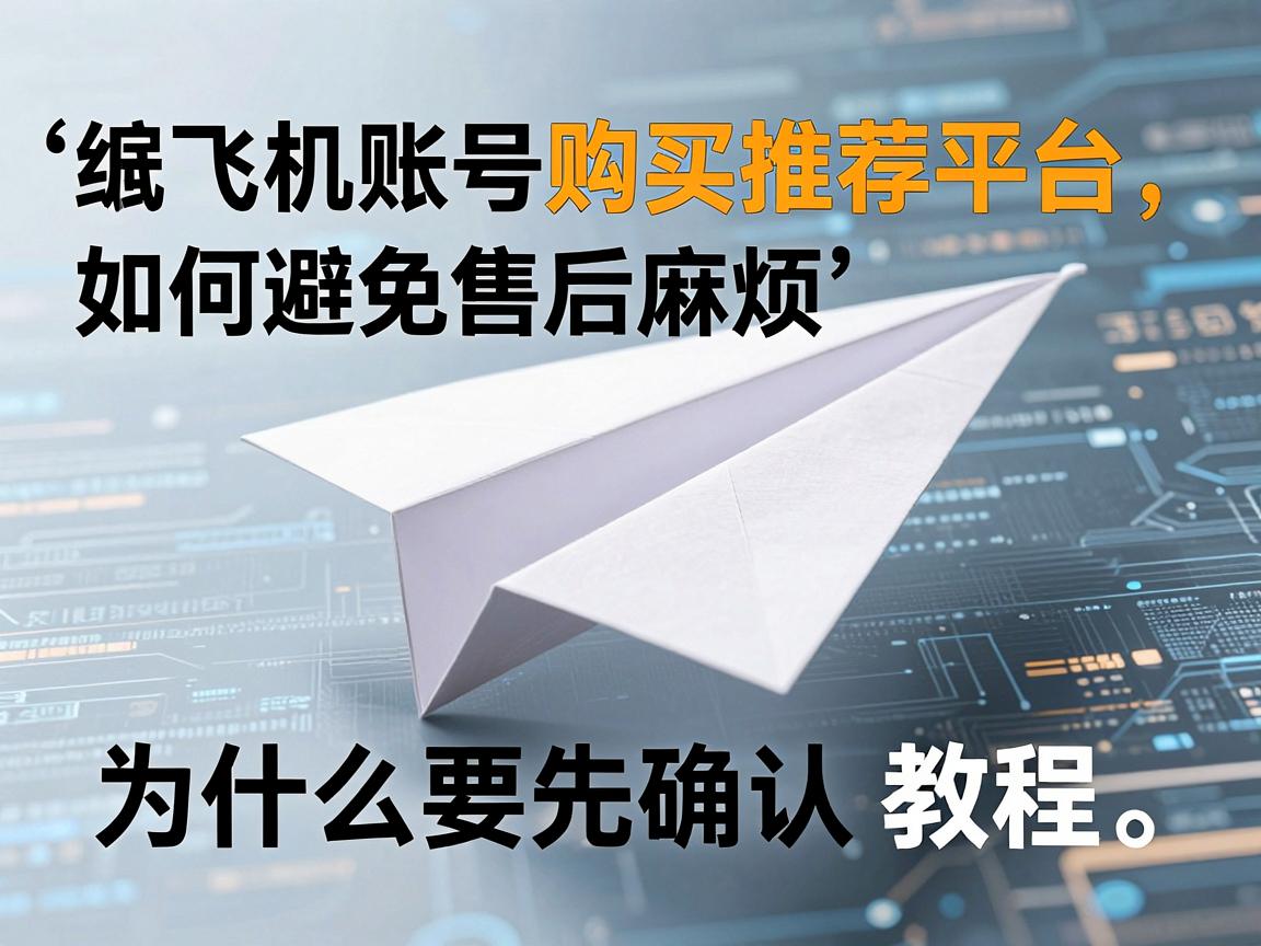 纸飞机账号购买推荐平台如何避免售后麻烦，哪些条款要看与为什么要先确认教程