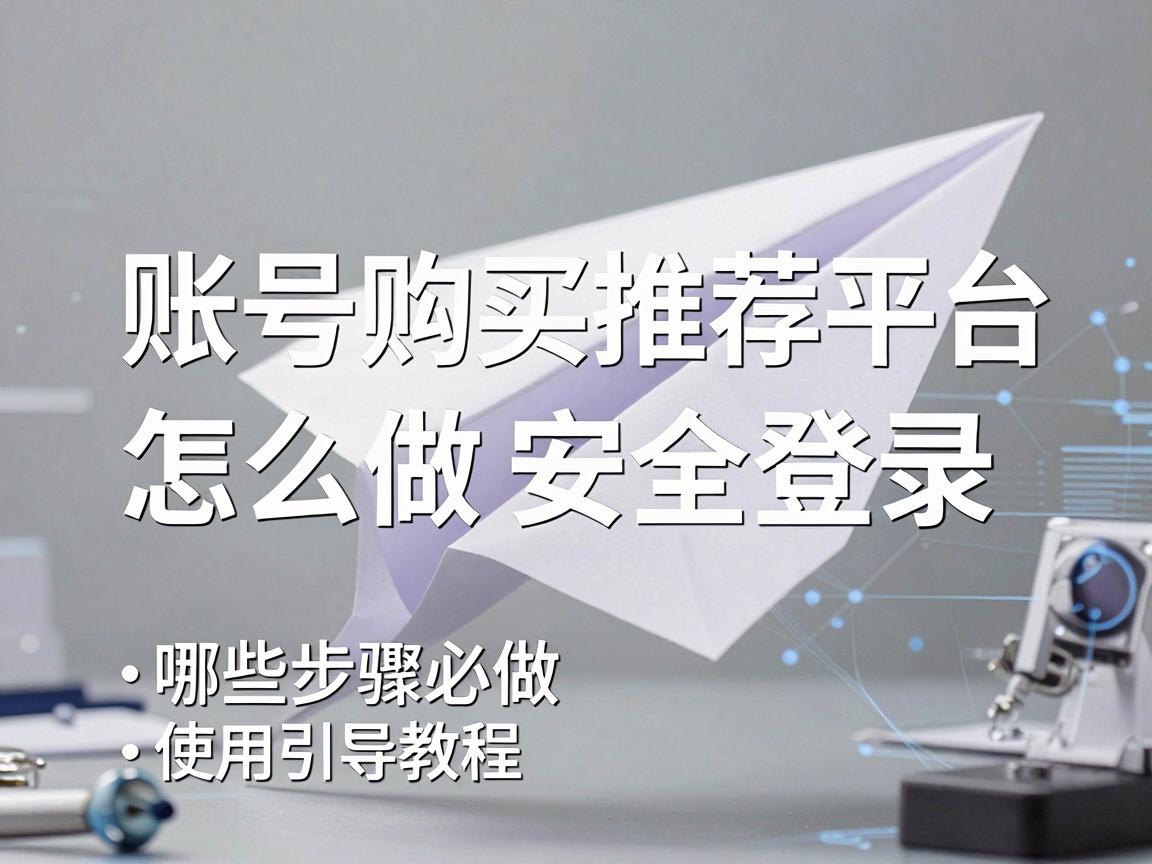 纸飞机账号购买推荐平台怎么做安全登录，哪些步骤必做与使用引导教程