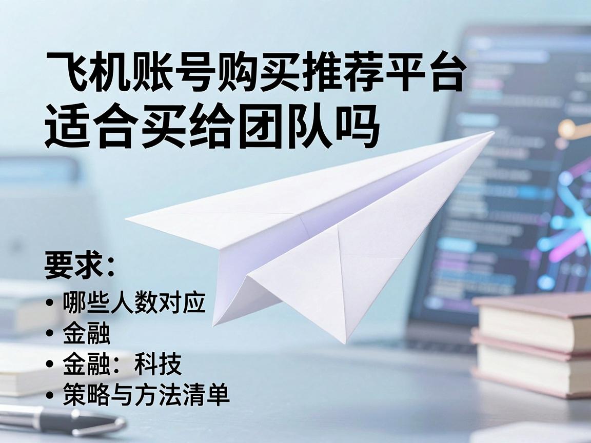 纸飞机账号购买推荐平台适合买给团队吗，哪些人数对应策略与方法清单