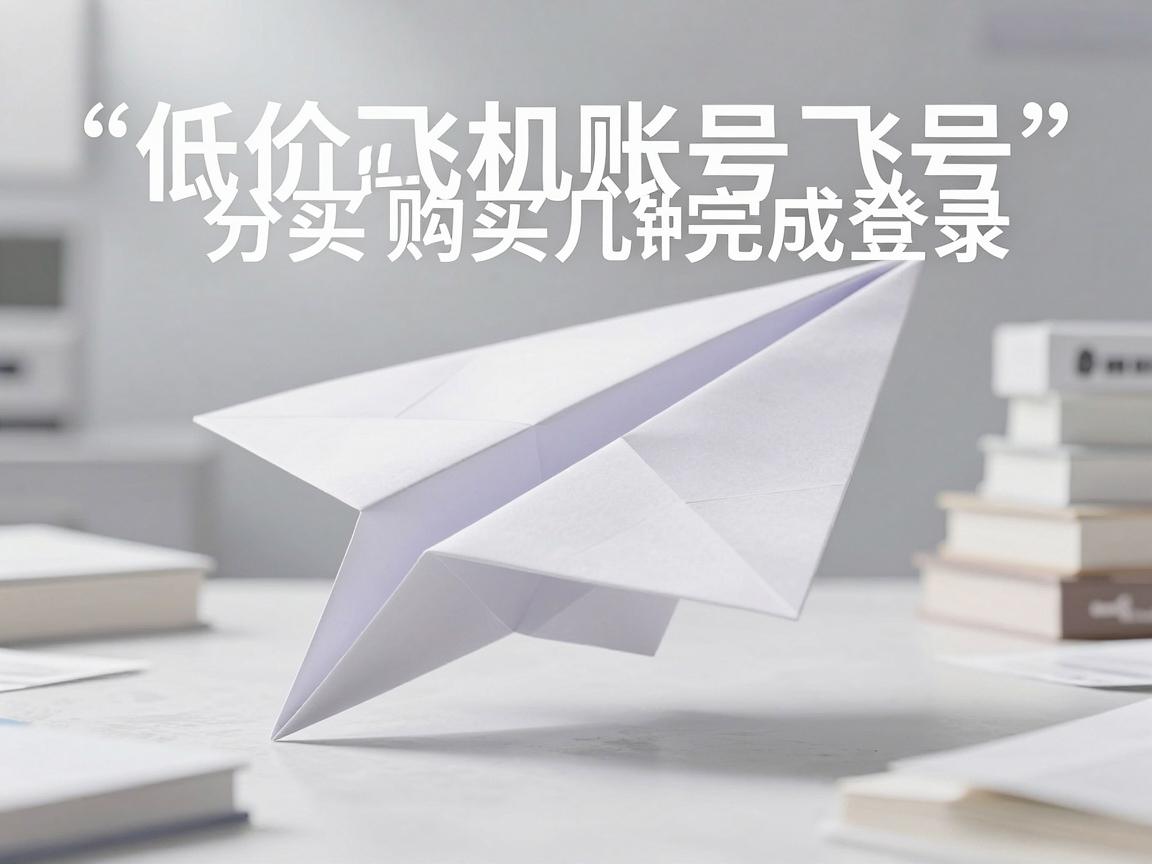 低价纸飞机账号购买几分钟完成登录，操作指引怎么优化
