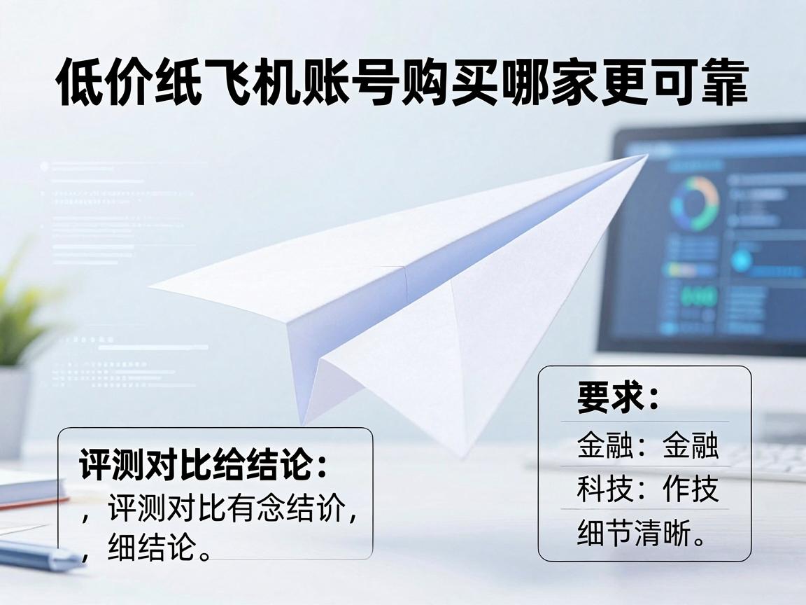 低价纸飞机账号购买哪家更可靠,评测对比给结论