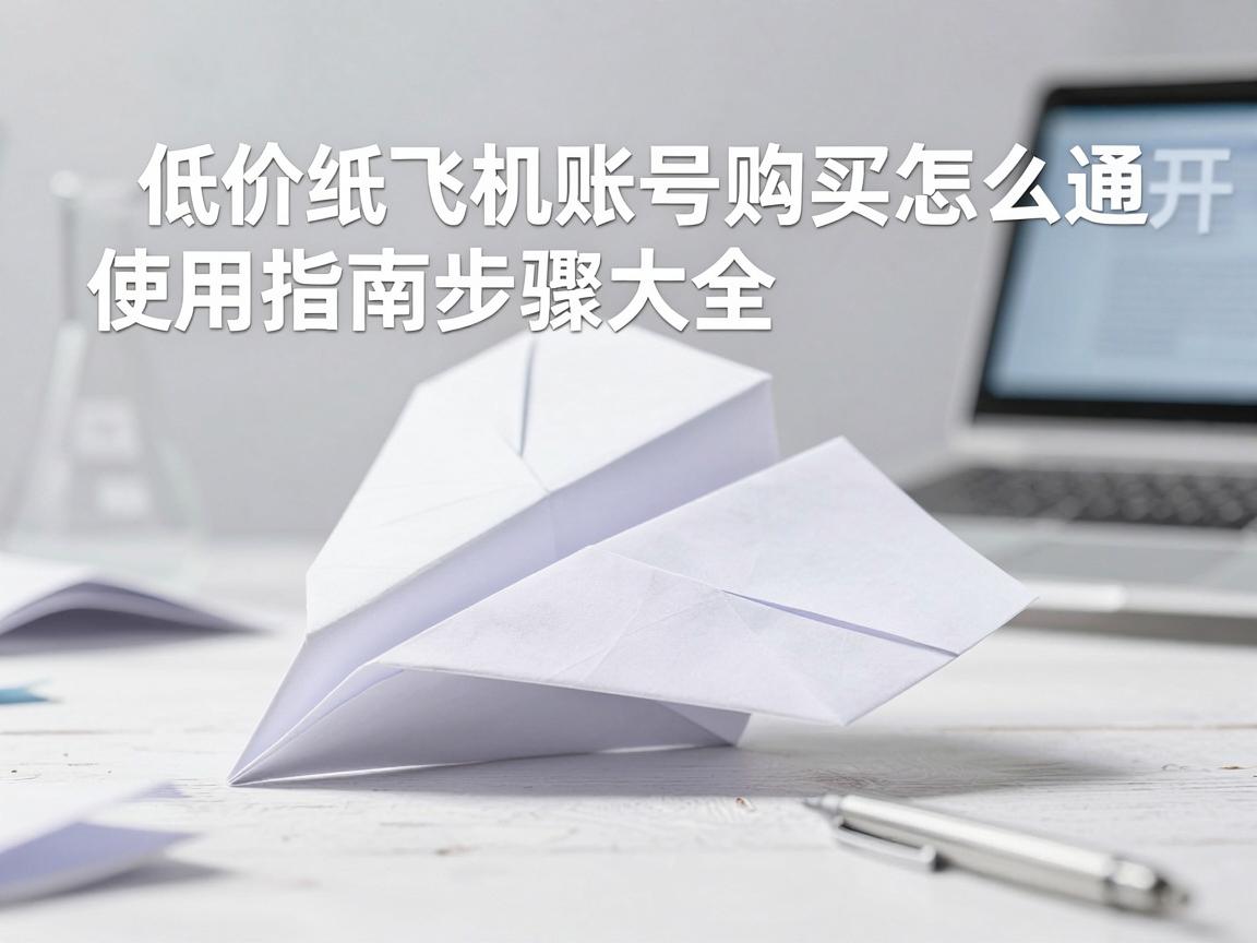 低价纸飞机账号购买怎么开通功能，使用指南步骤大全