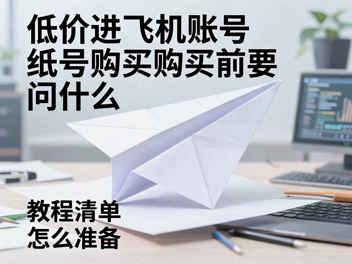 低价纸飞机账号购买购买前要问什么，教程清单怎么准备