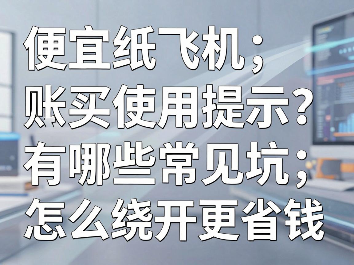 便宜纸飞机账号购买使用提示？有哪些常见坑，怎么绕开更省钱