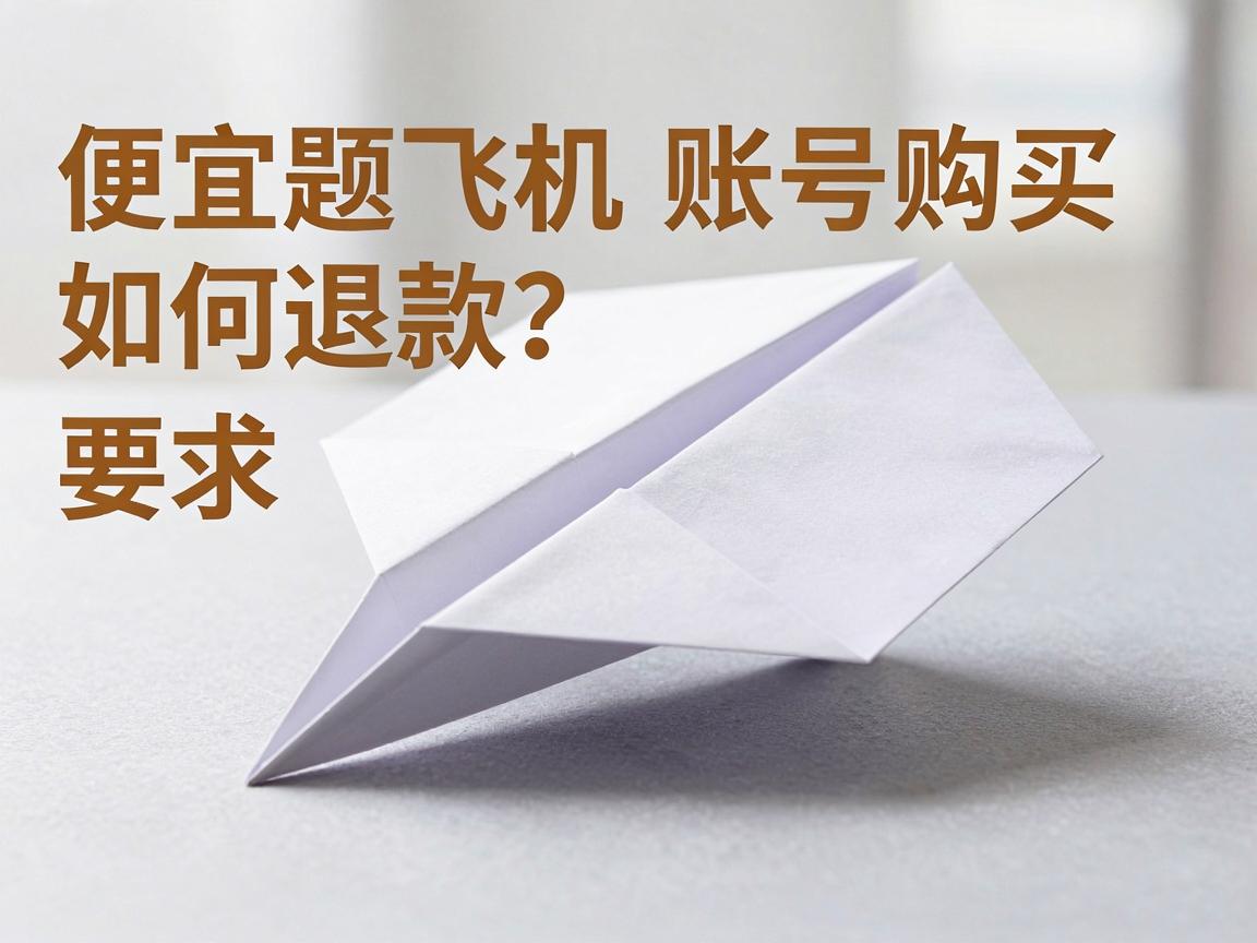 便宜纸飞机账号购买如何退款？遇到问题多久响应，找谁处理