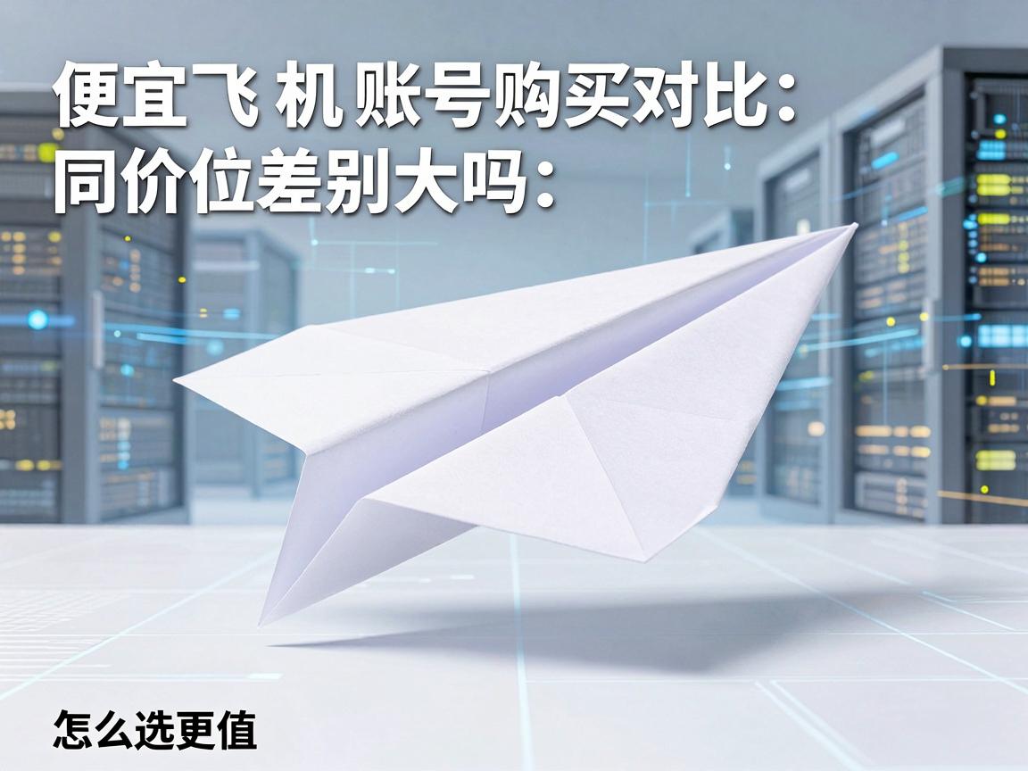 便宜纸飞机账号购买对比：同价位差别大吗，怎么选更值