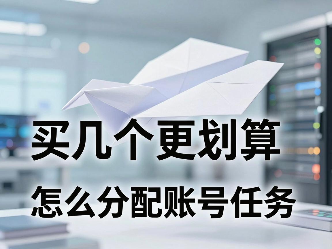便宜纸飞机账号购买指南：买几个更划算，怎么分配账号任务